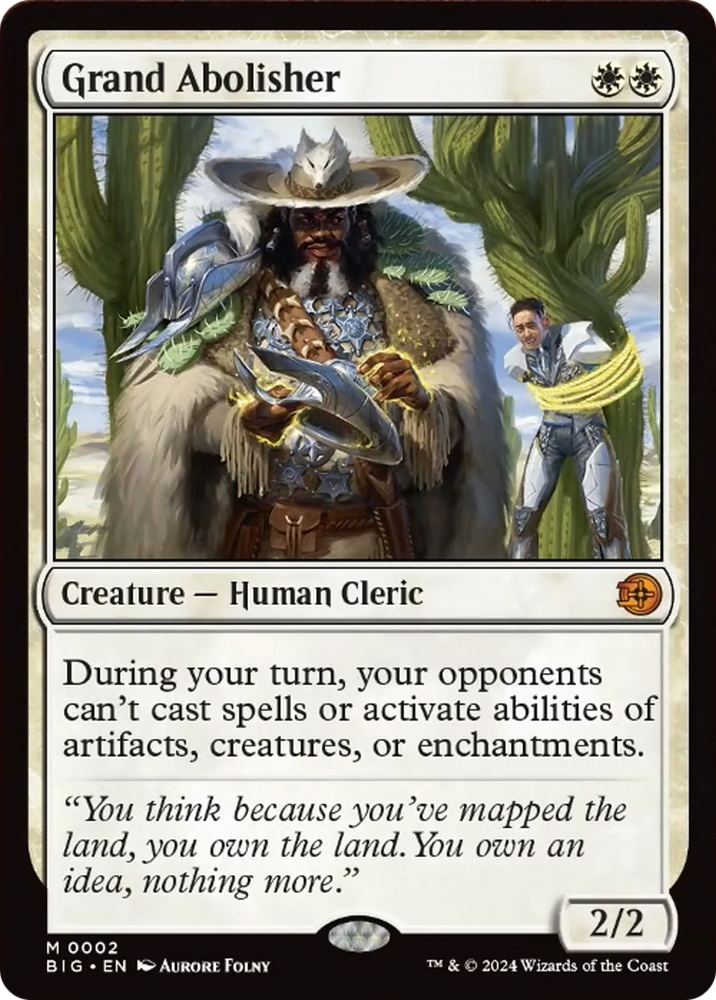 Grand Abolisher [Outlaws of Thunder Junction: The Big Score] Magic: The Gathering