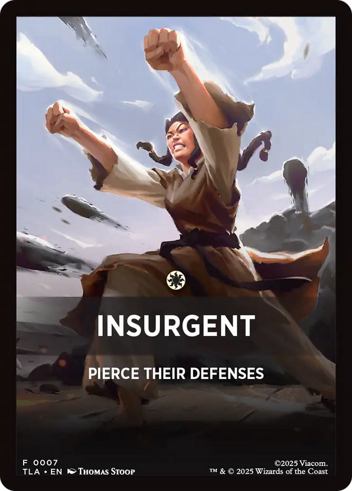 Insurgent Theme Card [Avatar: The Last Airbender Tokens] Magic: The Gathering