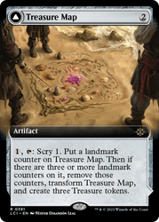 Treasure Map // Treasure Cove [The Lost Caverns of Ixalan] Magic: The Gathering