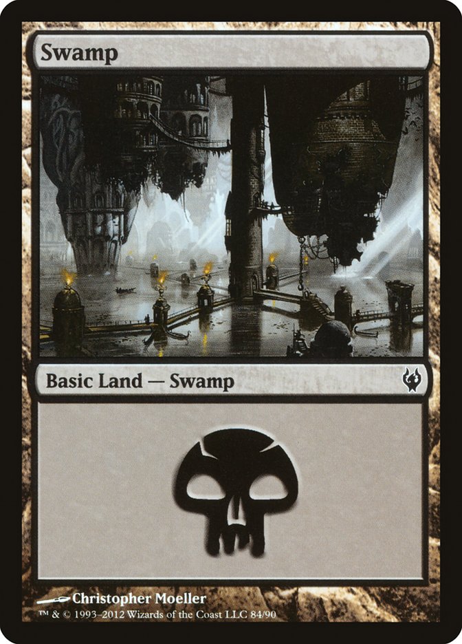 Swamp (84) [Duel Decks: Izzet vs. Golgari] Magic: The Gathering