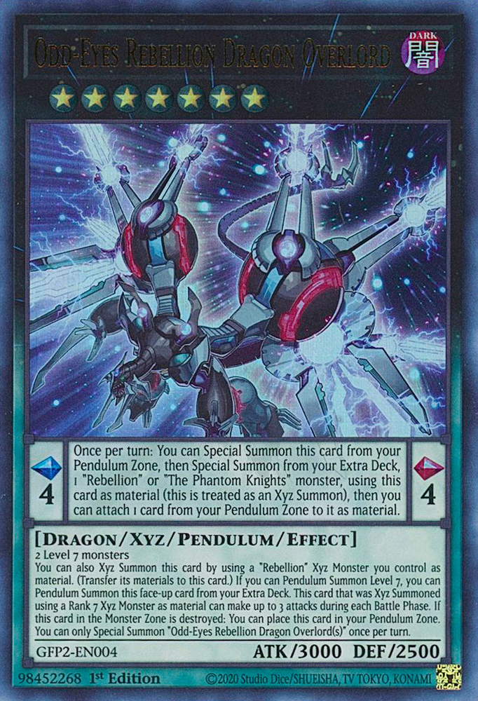 Odd-Eyes Rebellion Dragon Overlord [GFP2-EN004] Ultra Rare - Yugioh Cards For Your TCG Needs!