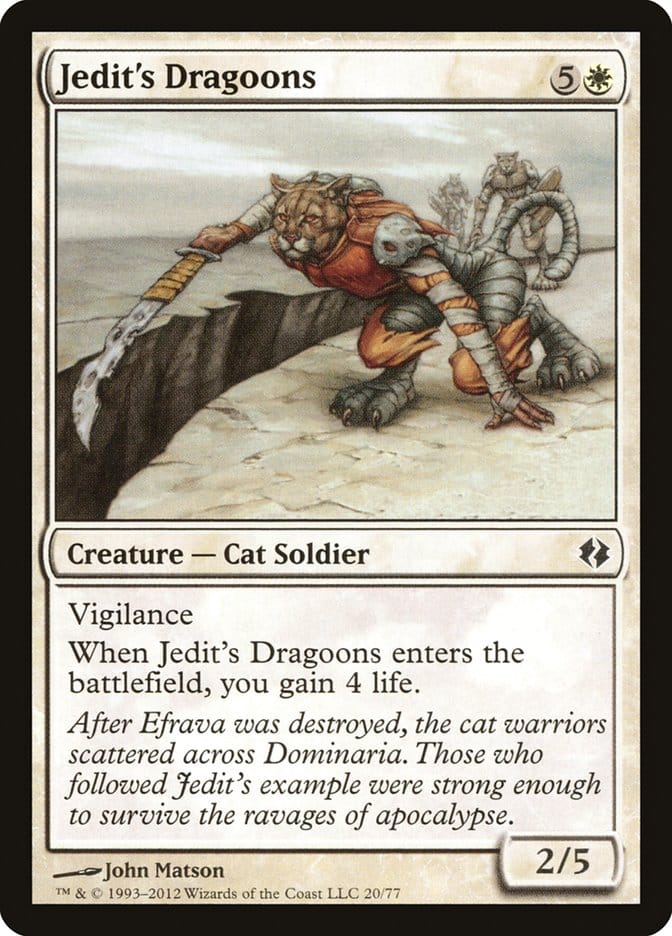 Jedit's Dragoons [Duel Decks: Venser vs. Koth] Magic: The Gathering