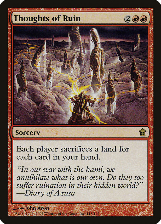 Thoughts of Ruin [Saviors of Kamigawa] Magic: The Gathering