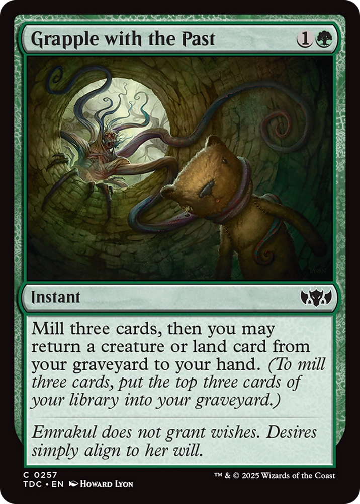Grapple with the Past [Tarkir: Dragonstorm Commander] Magic: The Gathering