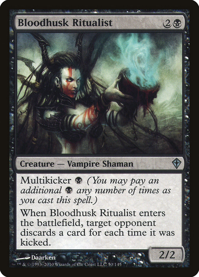 Bloodhusk Ritualist [Worldwake] Magic: The Gathering