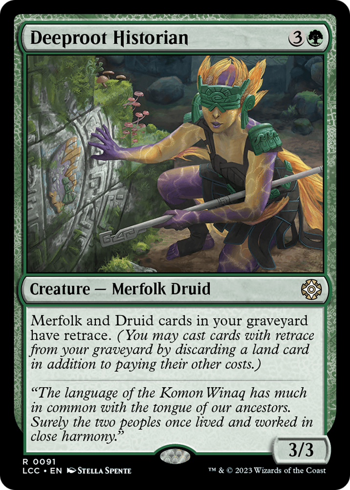 Deeproot Historian [The Lost Caverns of Ixalan Commander] Magic: The Gathering