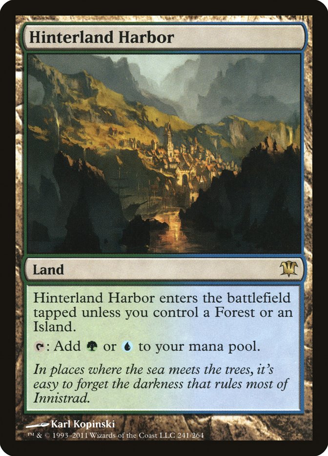 Hinterland Harbor [Innistrad] Magic: The Gathering