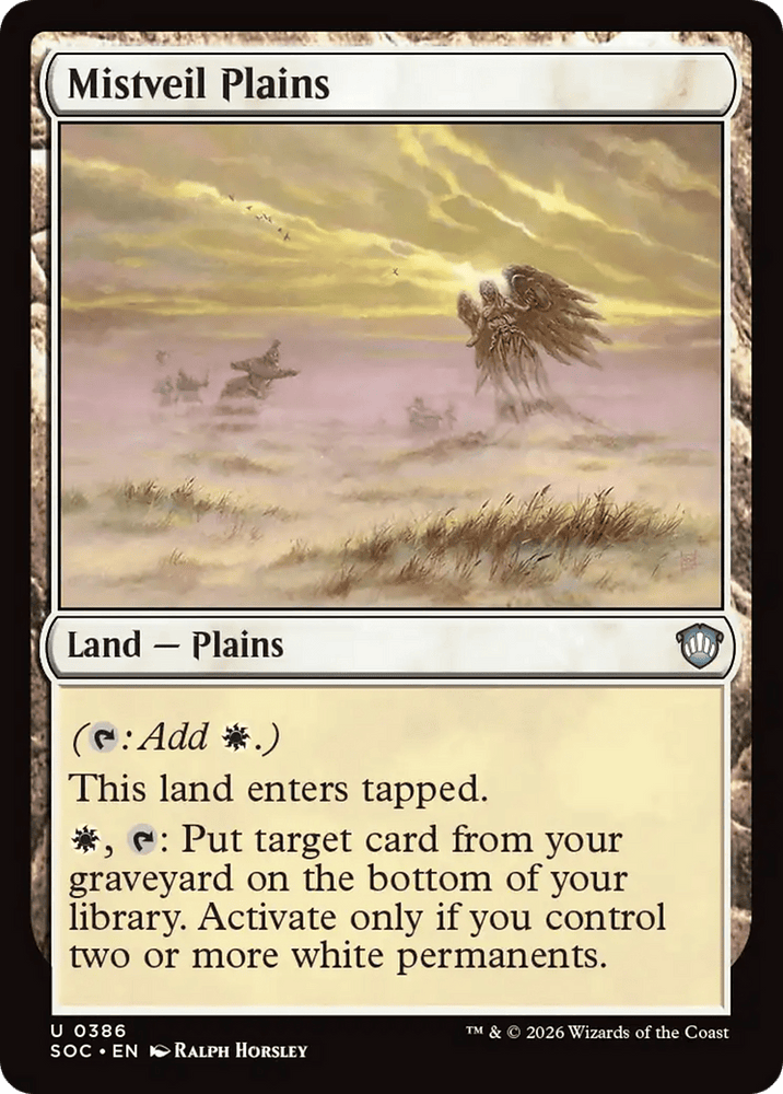 Mistveil Plains [Secrets of Strixhaven Commander]