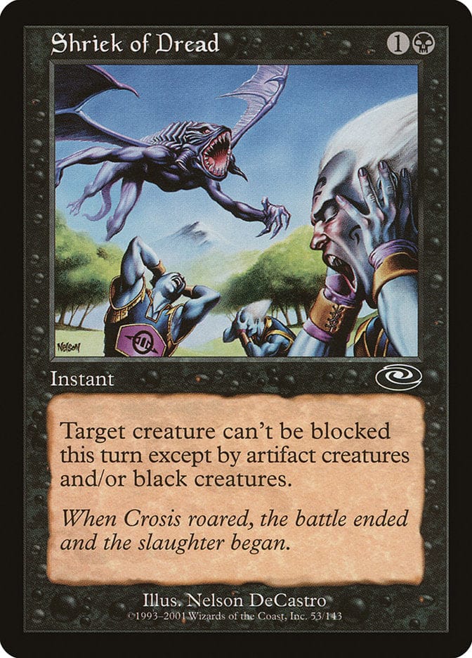 Shriek of Dread [Planeshift] Magic: The Gathering