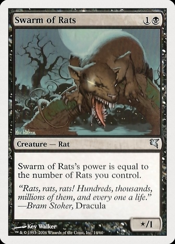 Swarm of Rats (14) [Hachette UK] Magic: The Gathering