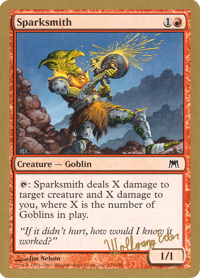 Sparksmith (Wolfgang Eder) [World Championship Decks 2003] Magic: The Gathering