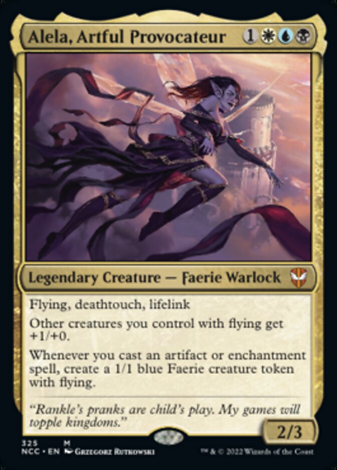 Alela, Artful Provocateur [Streets of New Capenna Commander] Magic: The Gathering