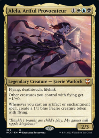 Alela, Artful Provocateur [Streets of New Capenna Commander] Magic: The Gathering
