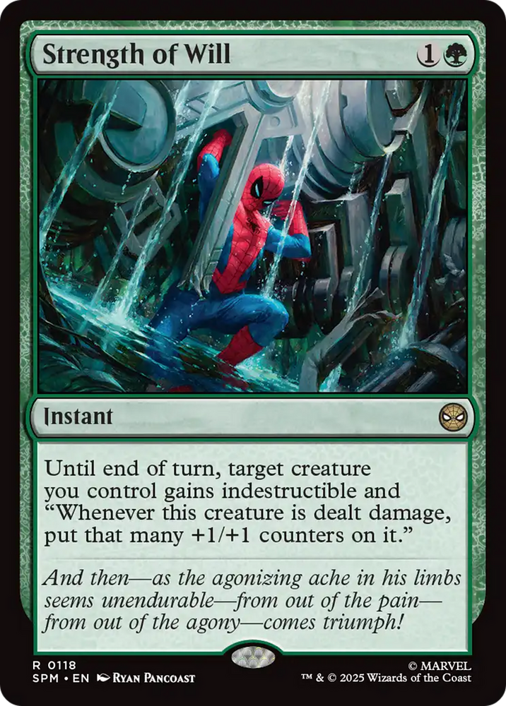 Strength of Will [Marvel's Spider-Man] Magic: The Gathering