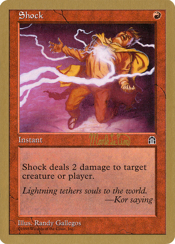 Shock (Mark Le Pine) [World Championship Decks 1999] Magic: The Gathering