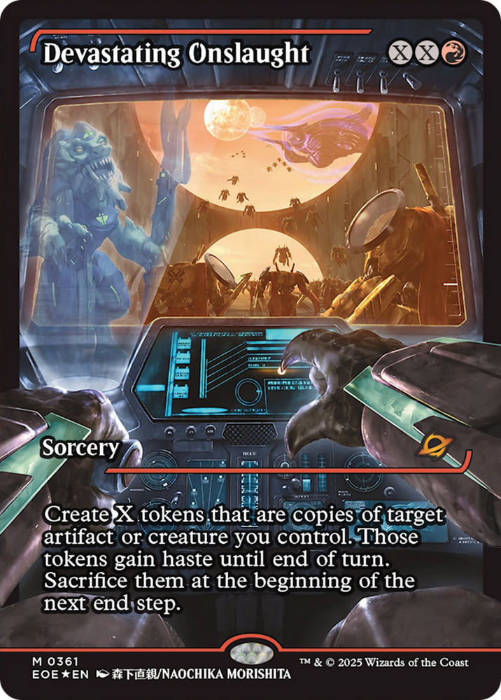 Devastating Onslaught (0361) (Showcase) [Edge of Eternities] Magic: The Gathering