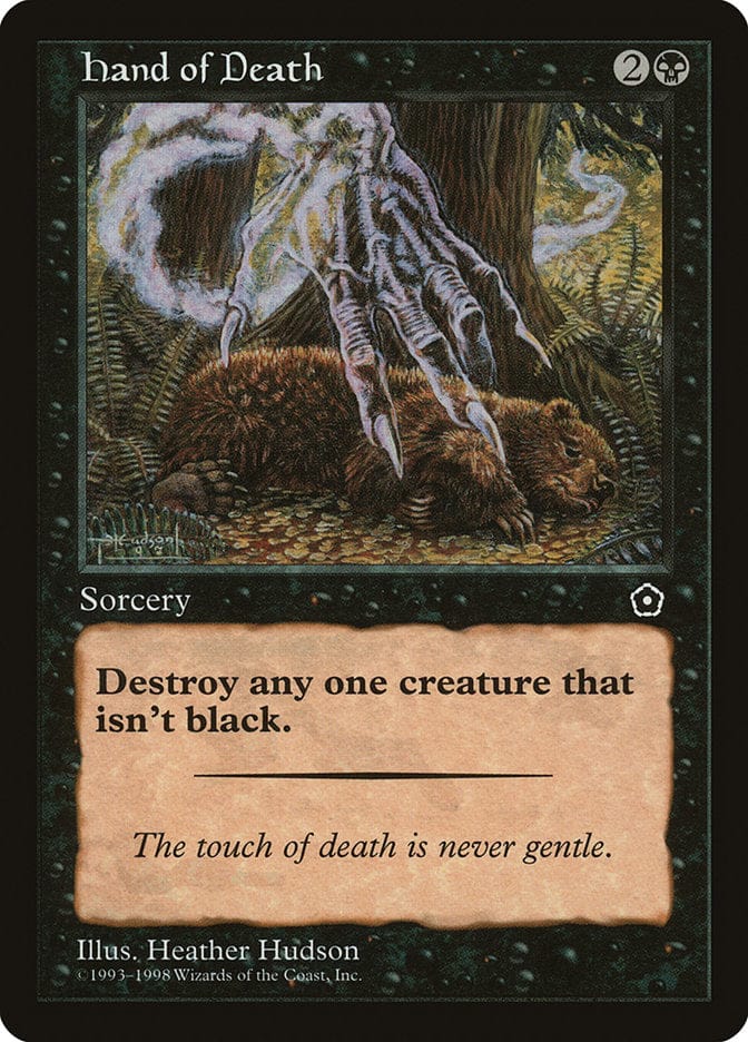 Hand of Death [Portal Second Age] Magic: The Gathering