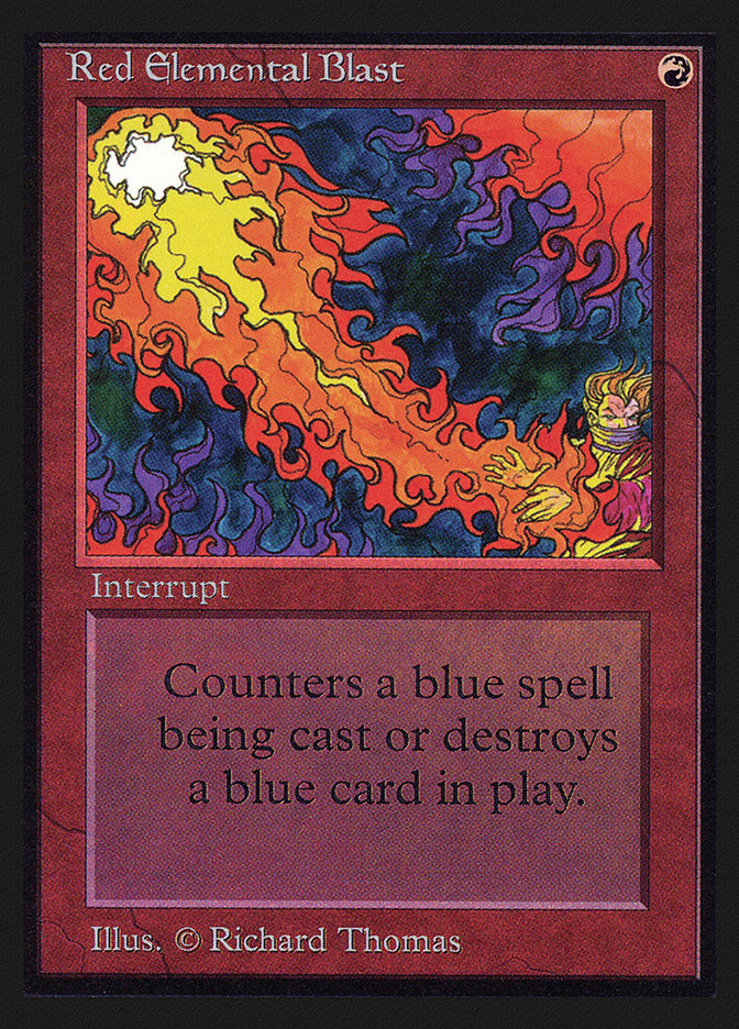 Red Elemental Blast [Collectors' Edition] Magic: The Gathering