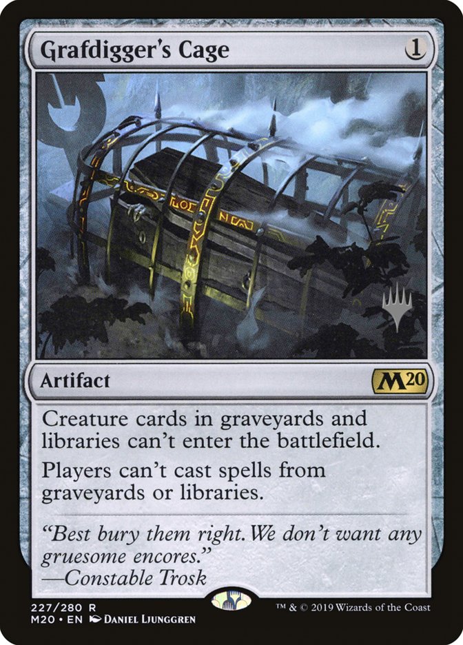 Grafdigger's Cage (Promo Pack) [Core Set 2020 Promos] Magic: The Gathering