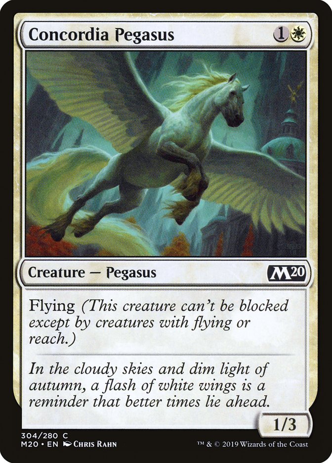 Concordia Pegasus [Core Set 2020] Magic: The Gathering