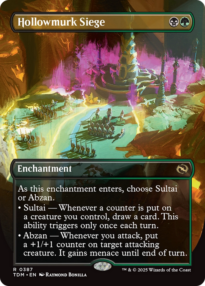 Hollowmurk Siege (Borderless) [Tarkir: Dragonstorm] Magic: The Gathering
