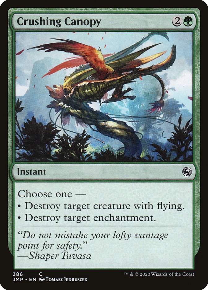 Crushing Canopy [Jumpstart] Magic: The Gathering
