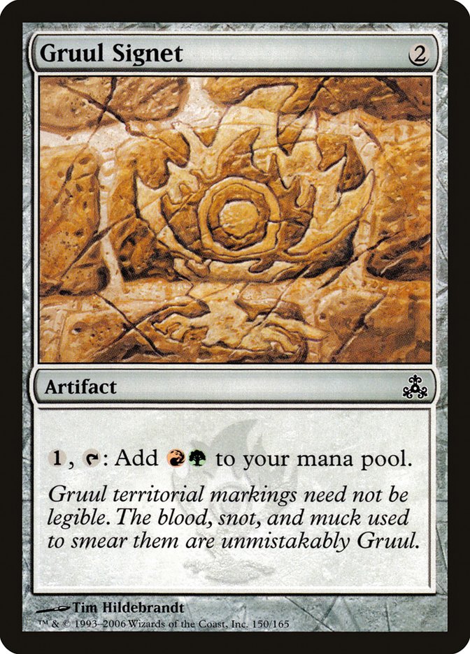 Gruul Signet [Guildpact] Magic: The Gathering