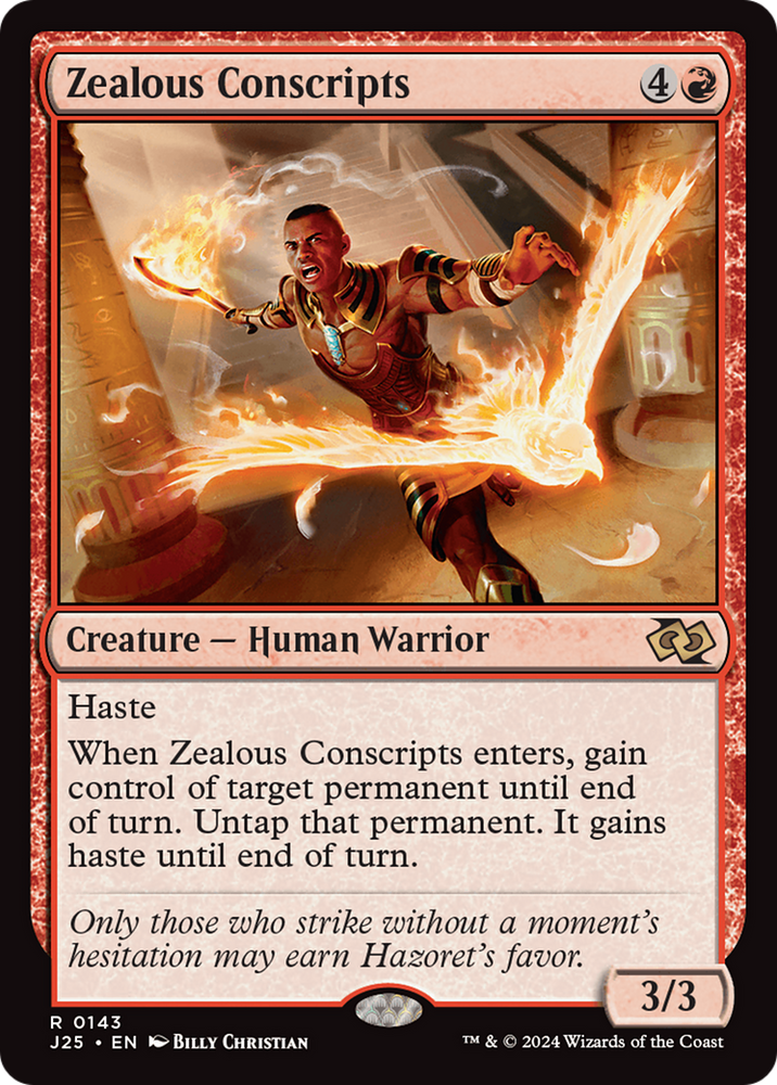 Zealous Conscripts [Foundations Jumpstart] Magic: The Gathering