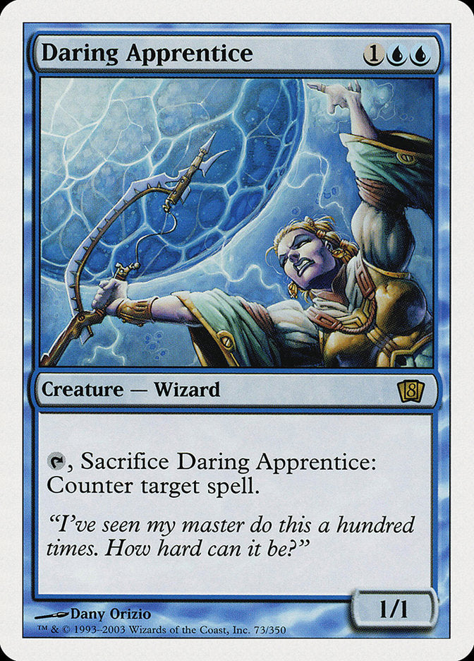 Daring Apprentice [Eighth Edition] Magic: The Gathering