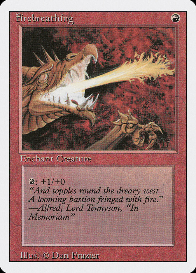 Firebreathing [Revised Edition] Magic: The Gathering