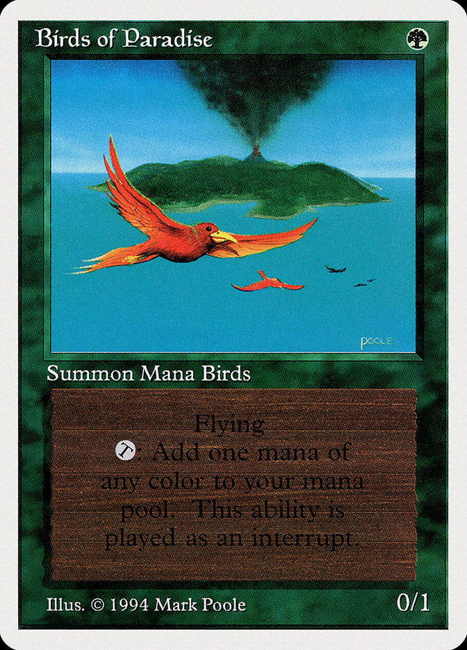 Birds of Paradise [Summer Magic / Edgar] Magic: The Gathering