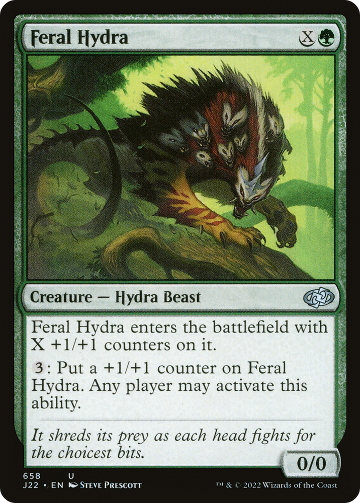Feral Hydra [Jumpstart 2022] Magic: The Gathering