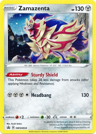 Zamazenta (SWSH034) [Sword & Shield: Black Star Promos] Pokémon