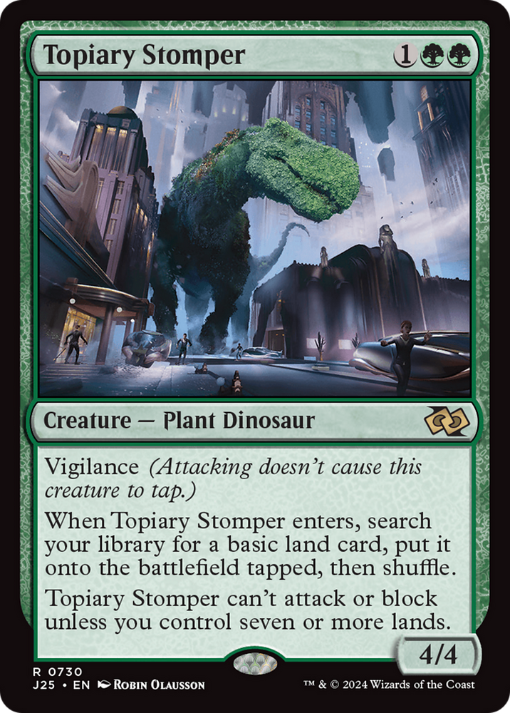Topiary Stomper [Foundations Jumpstart] Magic: The Gathering