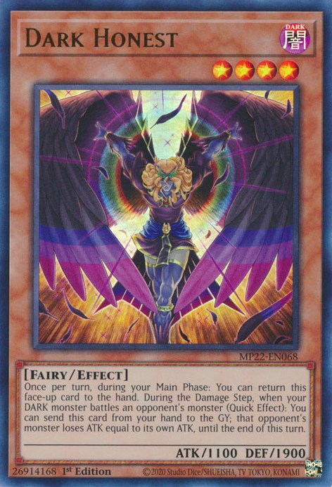 Dark Honest [MP22-EN068] Ultra Rare - Yugioh Cards For Your TCG Needs!