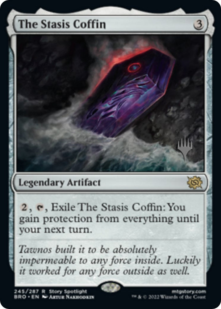 The Stasis Coffin (Promo Pack) [The Brothers' War Promos] Magic: The Gathering
