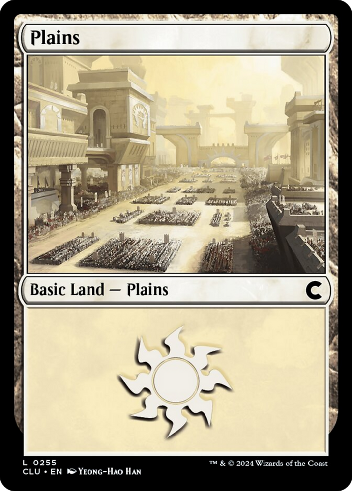 Plains (0255) [Ravnica: Clue Edition] Magic: The Gathering