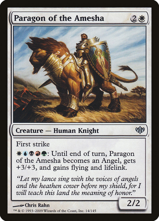 Paragon of the Amesha [Conflux] Magic: The Gathering