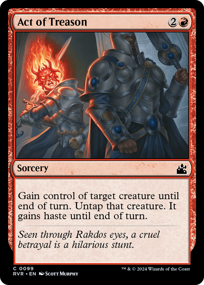 Act of Treason [Ravnica Remastered] Magic: The Gathering