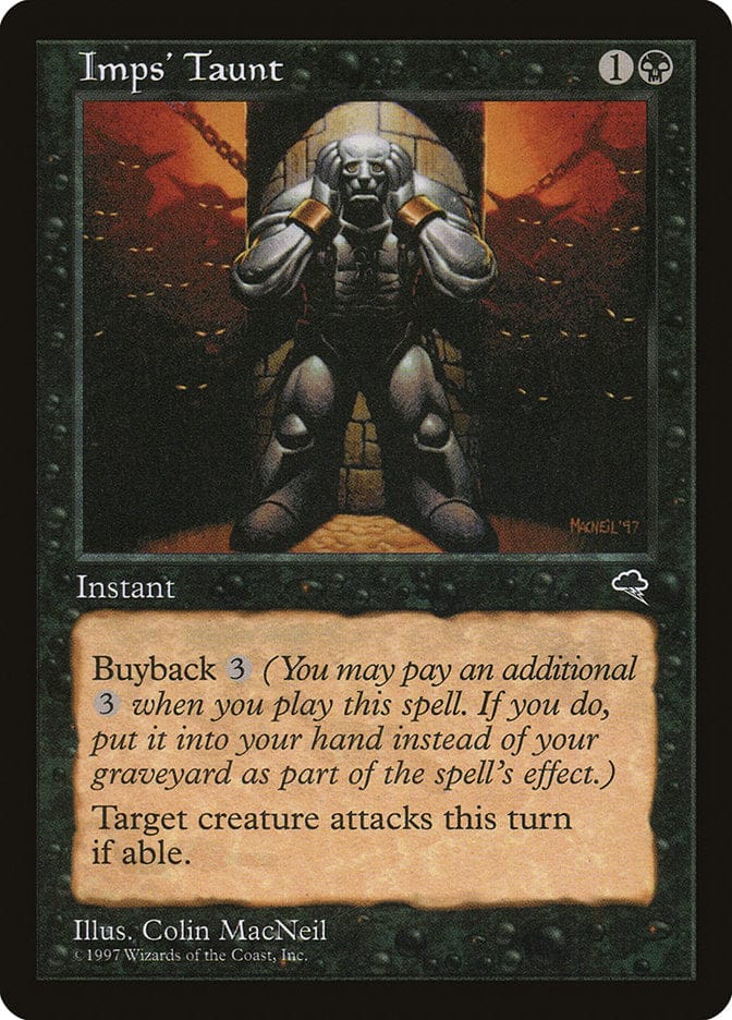Imps' Taunt [Tempest] Magic: The Gathering
