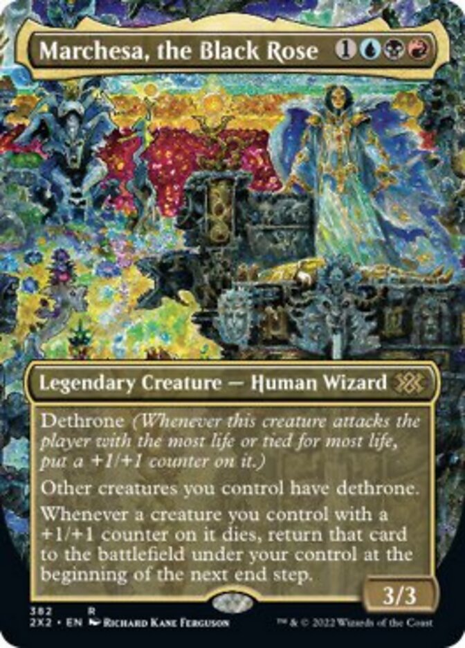 Marchesa, the Black Rose (Borderless Alternate Art) [Double Masters 2022] Magic: The Gathering