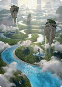 Clearwater Pathway Art Card [Zendikar Rising Art Series] Magic: The Gathering