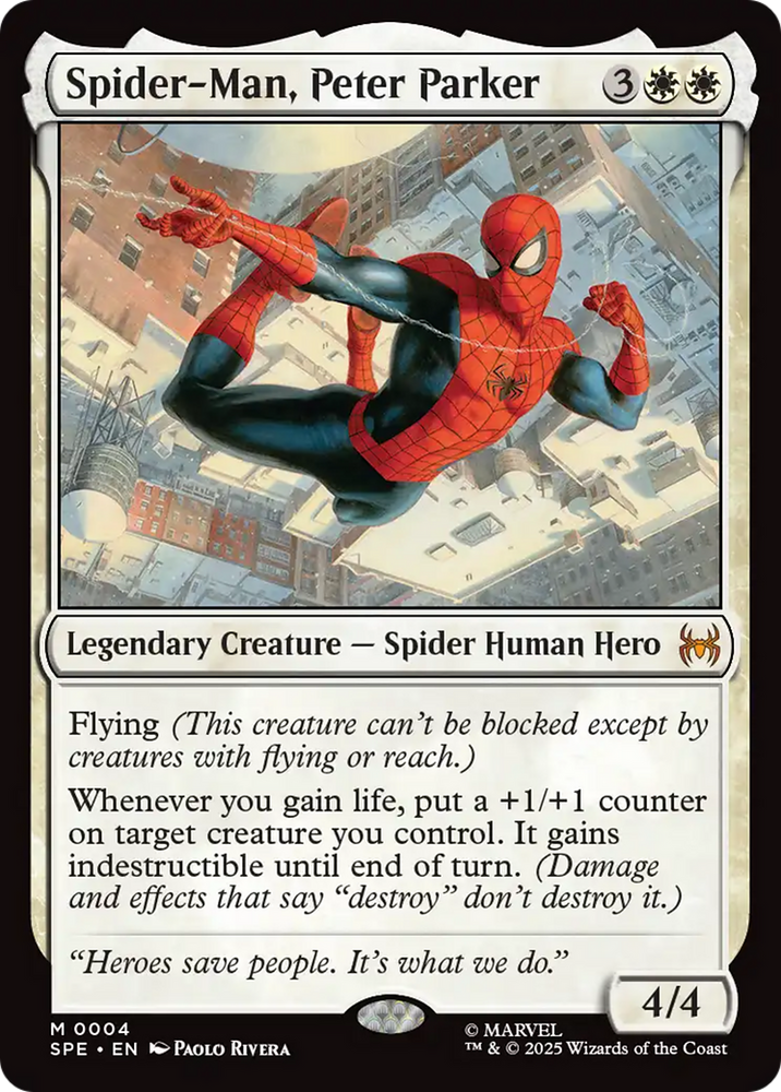 Spider-Man, Peter Parker [Marvel's Spider-Man: Eternal-Legal] Magic: The Gathering
