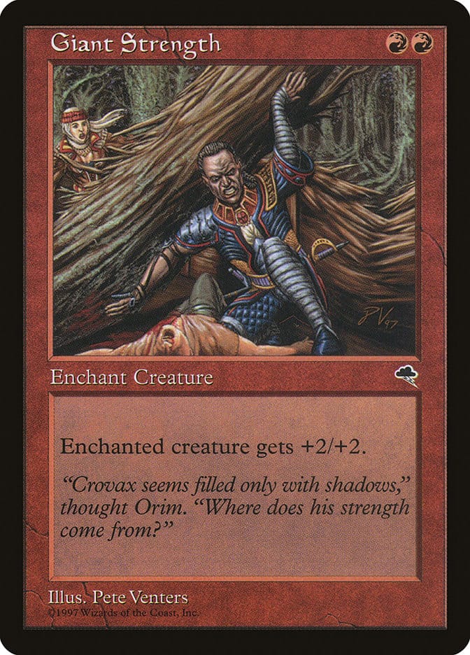 Giant Strength [Tempest] Magic: The Gathering