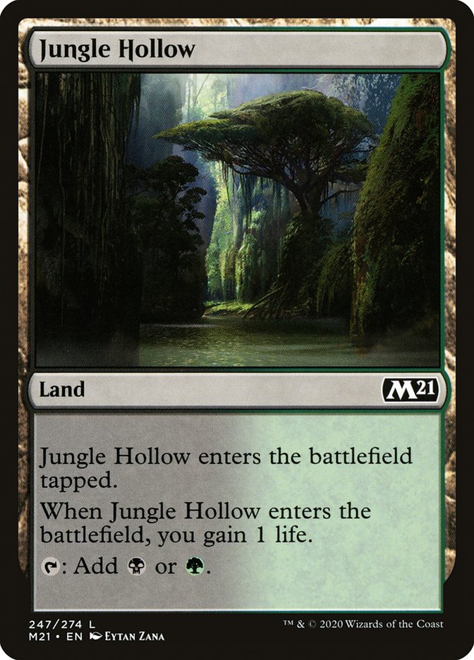 Jungle Hollow [Core Set 2021] Magic: The Gathering