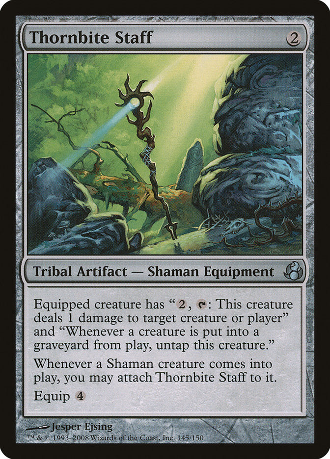 Thornbite Staff [Morningtide] Magic: The Gathering