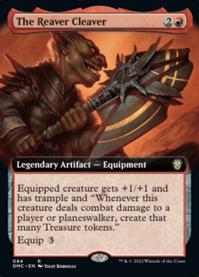 The Reaver Cleaver (Extended Art) [Dominaria United Commander] Magic: The Gathering