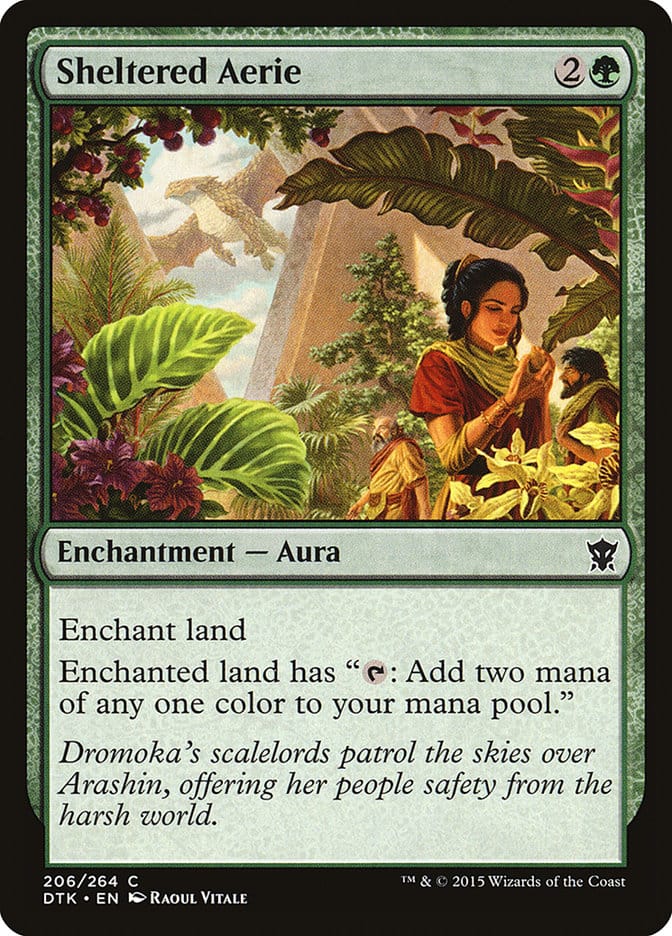 Sheltered Aerie [Dragons of Tarkir] Magic: The Gathering