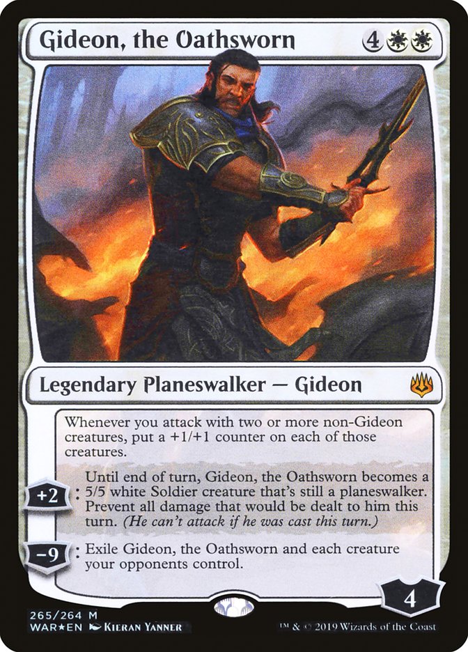 Gideon, the Oathsworn [War of the Spark] Magic: The Gathering