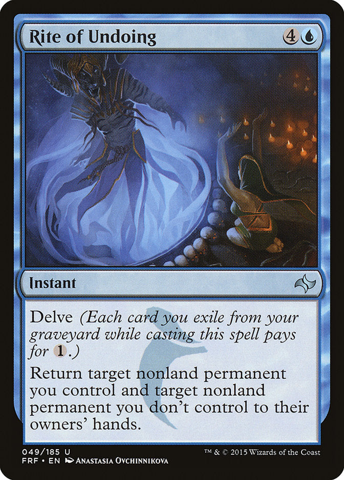 Rite of Undoing [Fate Reforged] Magic: The Gathering